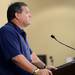 Michigan head coach Brady Hoke answers questions from the media during a press conference at the Junge Family Champions Center on Monday, August 26, 2013. Melanie Maxwell | AnnArbor.com